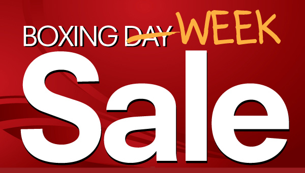 2018 Boxing Week Sale!!